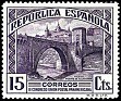 Spain 1931 UPU 15 CTS Violet Edifil 606